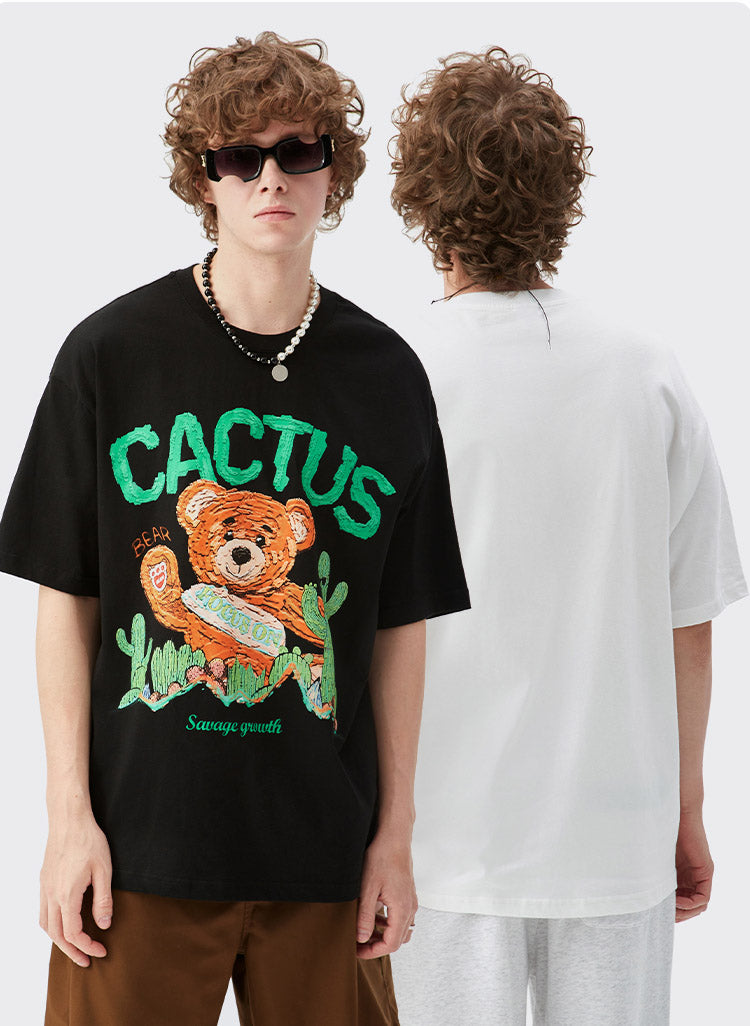 "CACTUS BEARS"  T-SHIRT