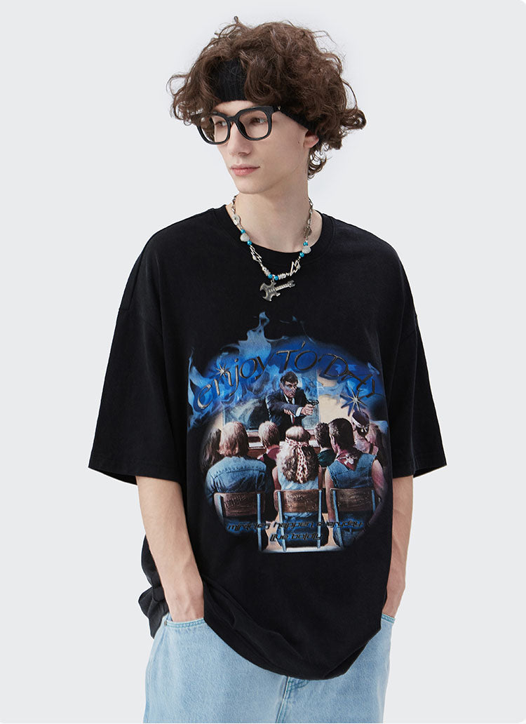 ”OIL PAINTING" T-SHIRT