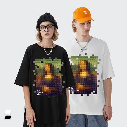 "MOSAIC MONA LISA" T-SHIRT