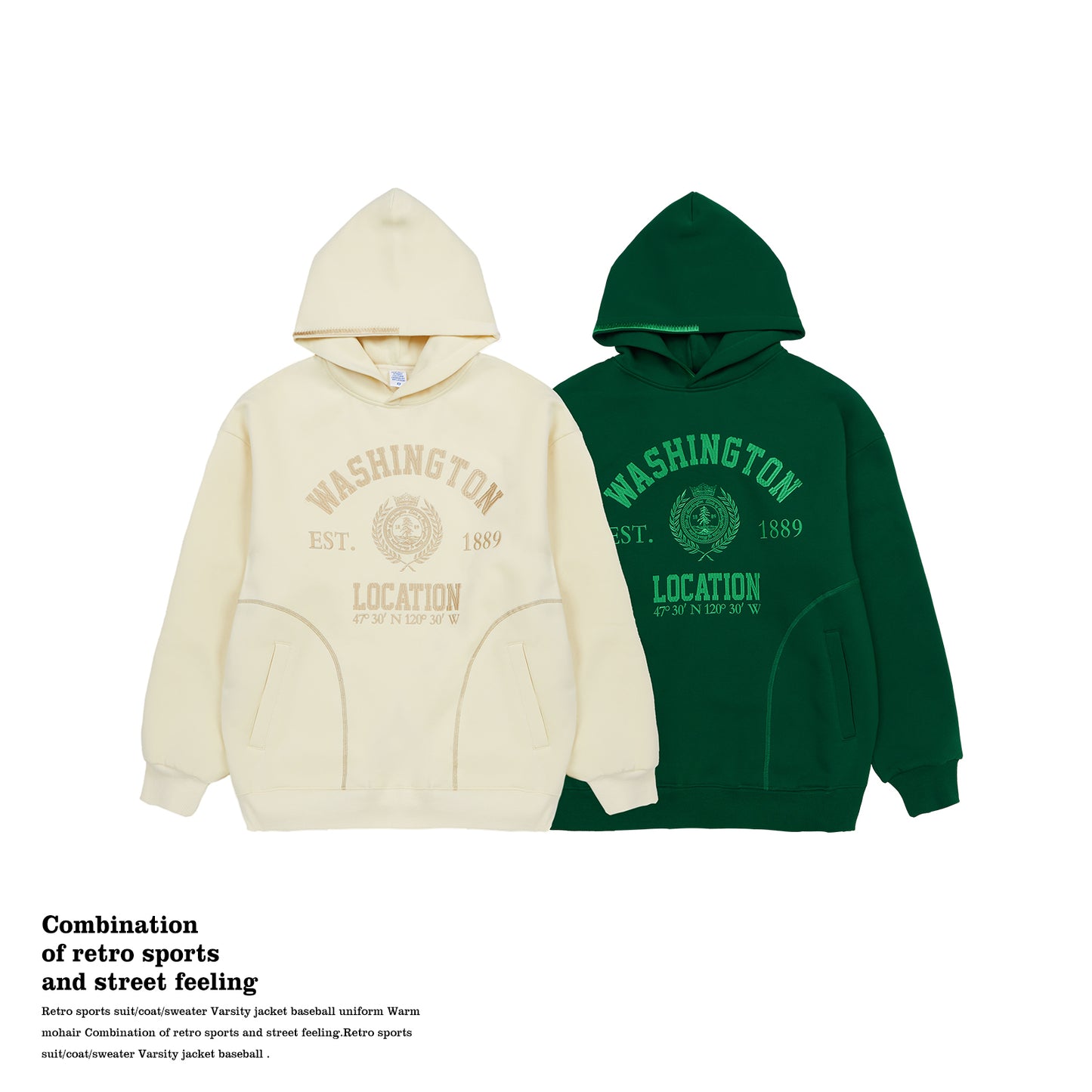 "EMBROIDERED" HOODIE