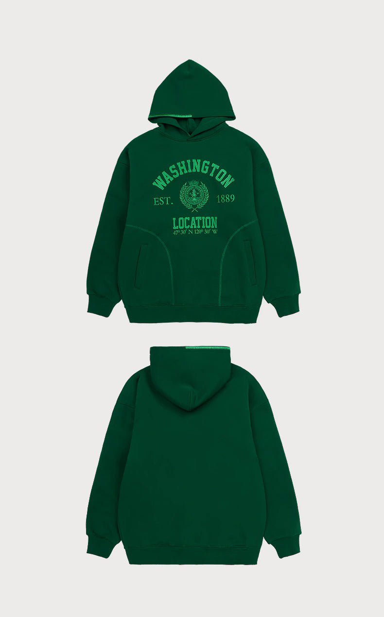 "EMBROIDERED" HOODIE
